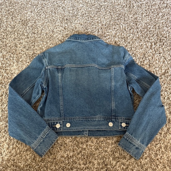 🆕 Calvin Klein Cropped Denim Jacket 💙 | XS - Picture 3 of 5